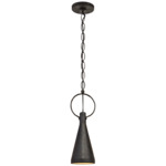 Limoges Pendant - Natural Rust / Aged Iron