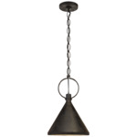 Limoges Pendant - Natural Rust / Aged Iron