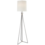 Tavares Floor Lamp - Aged Iron / Linen