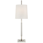 Lexington Table Lamp - Polished Nickel / Crystal / Linen