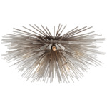 Strada Ceiling Light - Burnished Silver Leaf