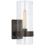 Presidio Wall Sconce - Bronze / Clear