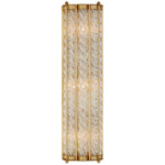 Eaton Wall Sconce - Hand Rubbed Antique Brass / Crystal