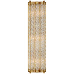 Eaton Wall Sconce - Hand-Rubbed Antique Brass / Crystal