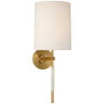 Clout Tail Wall Sconce - Soft Brass / Linen