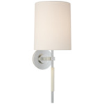 Clout Tail Wall Sconce - Soft Silver / Linen