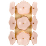 Leighton Wall Sconce - Soft Brass / Blush Tinted