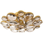 Lloyd Ceiling Light - Soft Brass / Crystal