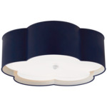Bryce Ceiling Light - French Navy / Frosted
