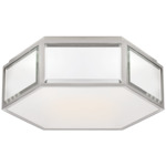Bradford Ceiling Light - Mirror / Polished Nickel / Frosted