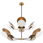 Osiris Chandelier - Bronze / Hand-Rubbed Antique Brass / Linen