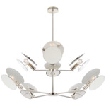 Osiris Chandelier - Polished Nickel / Linen