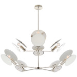 Osiris Chandelier - Polished Nickel / Linen