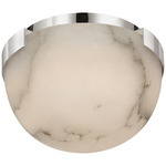Melange Solitaire Ceiling Light - Polished Nickel / Alabaster