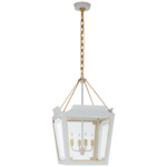 Caddo Pendant - Soft White / Gild / Clear