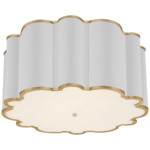 Markos Ceiling Light - White / Gild / Frosted