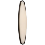 Ezra Bathroom Vanity Light - Bronze / White