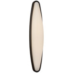 Ezra Bathroom Vanity Light - Bronze / White