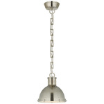 Hicks Pendant - Antique Nickel / Frosted