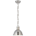 Hicks Pendant - Polished Nickel / Frosted