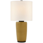 Chado Table Lamp - Dark Moss / Linen