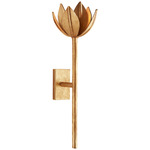 Alberto Torch Wall Sconce - Antique Gold Leaf
