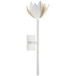 Alberto Torch Wall Sconce - Plaster White