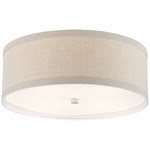 Walker Ceiling Light - Light Cream / Natural Linen