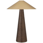 Miramar Table Lamp - Crystal Bronze / Antique-Burnished Brass