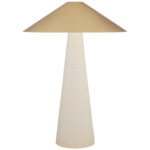 Miramar Table Lamp - Porous White Porcelain / Antique-Burnished Brass