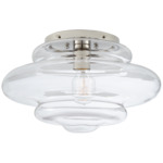 Tableau Ceiling Light - Polished Nickel / Clear