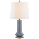 Luisa Table Lamp - Polar Blue Crackle / Linen