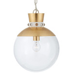 Lucia Pendant - Gild / White / Clear