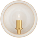 Leeds Round Wall Sconce - Ivory