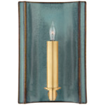 Leeds Rectangle Wall Sconce - Oslo Blue