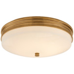 Launceton Ceiling Light - Antique Burnished Brass / White