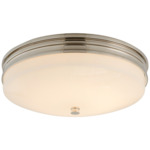 Launceton Ceiling Light - Polished Nickel / White