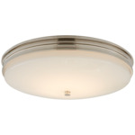 Launceton Ceiling Light - Polished Nickel / White