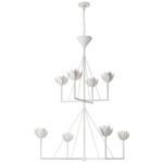 Alberto Two Tier Chandelier - Plaster White