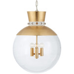 Lucia Pendant - Gild / White / Clear