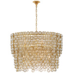 Milazzo Chandelier - Gild / Crystal