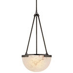 Melange Pendant - Bronze / Alabaster