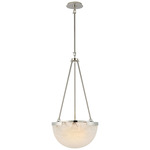 Melange Pendant - Polished Nickel / Alabaster