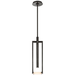 Melange Floating Disc Pendant - Bronze / Alabaster