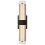 Fascio Bathroom Vanity Light - Bronze / Crystal