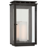Cheshire 3/4 Outdoor Wall Light - Aged Iron / Clear