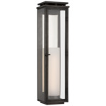 Cheshire 3/4 Outdoor Wall Light - Aged Iron / Clear
