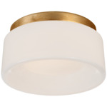 Halo Solitaire Ceiling Light - Gild / White
