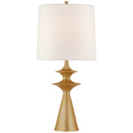 Lakmos Large Table Lamp - Gild / Linen