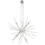 Stellar Chandelier - Polished Nickel